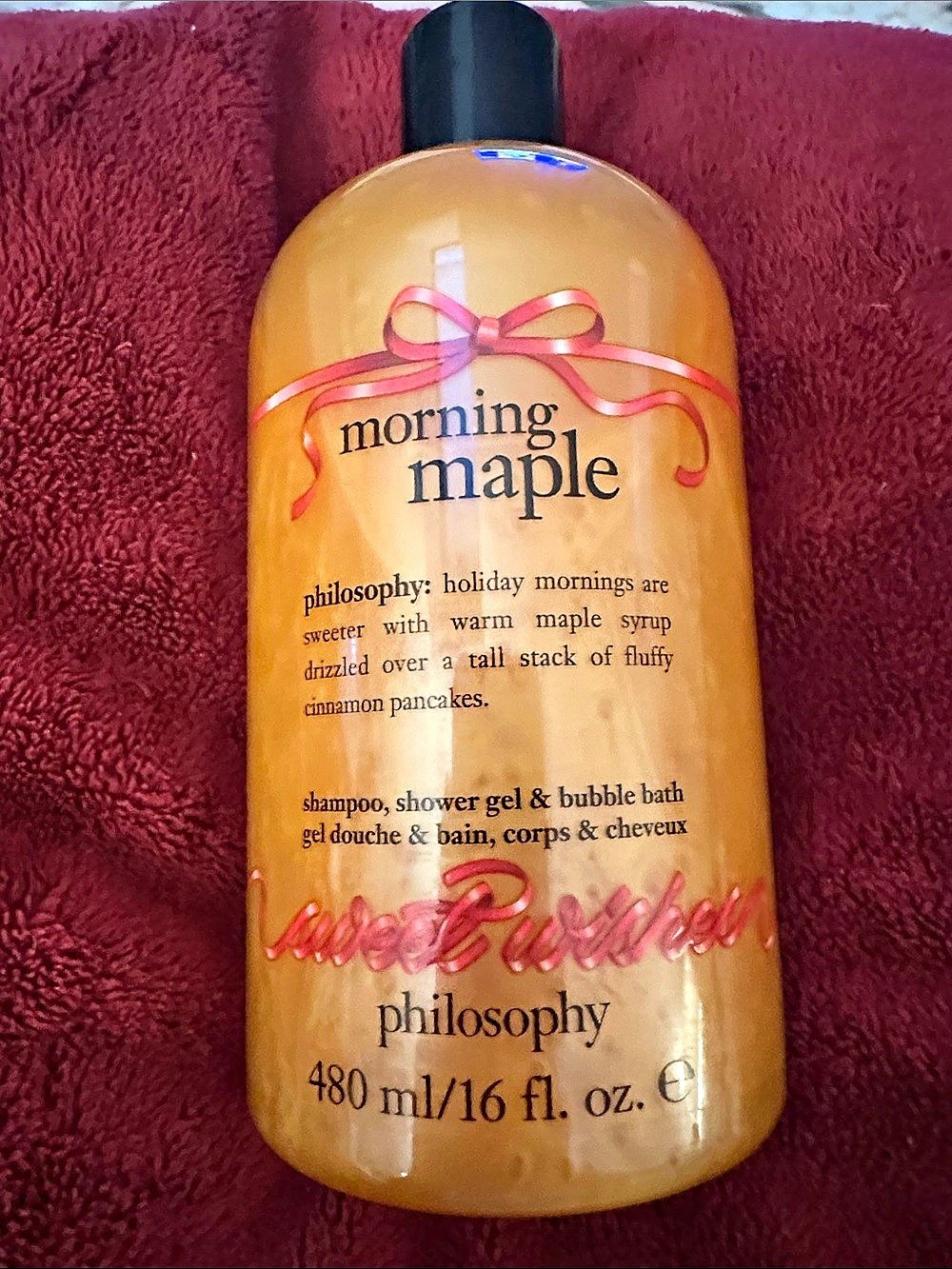 philosophy morning maple 3-in-1 Shampoo Shower Gel & Bubble Bath